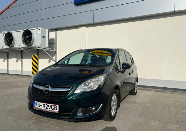 Opel Meriva cena 21700 przebieg: 130000, rok produkcji 2014 z Leszno małe 137